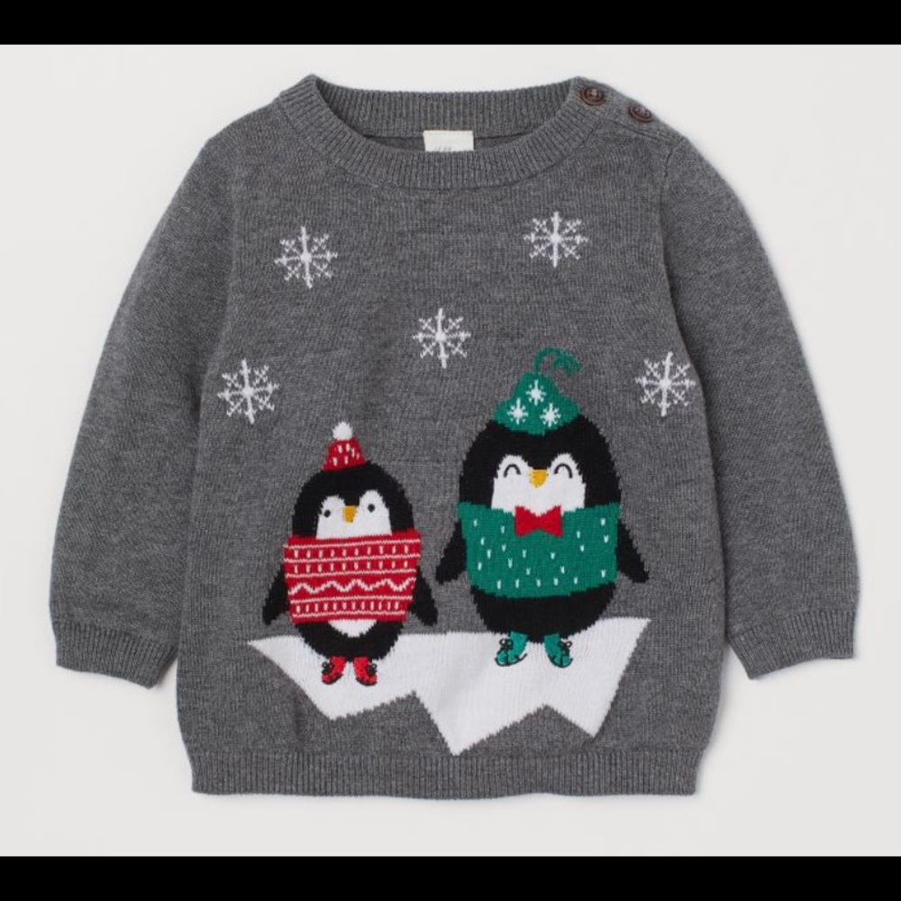H&M Fine-knit Cotton Sweater size 12-18M